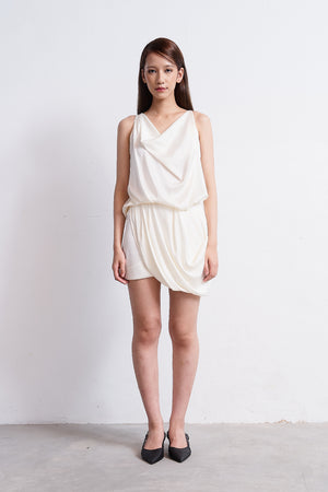 Draped Tank Top - Ivory