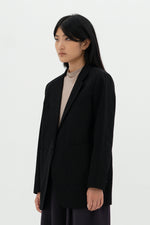 Black Classic Twill Blazer